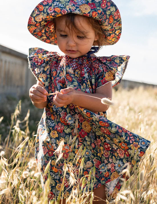 ★新品未使用★ Aapolina Penny Smock Dress 5-7y Goldie and Ace Penny Smocked Dress Heirloom | Tiny Sprout