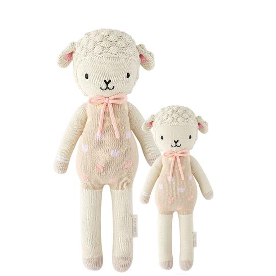 Cuddle and Kind Toy Lucy the Lamb Pastel Small