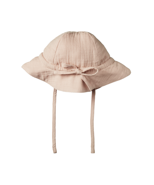 Nature Baby Sunhat Rose Dust Crinkle