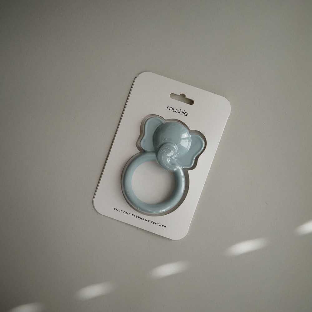 Mushie Teether Elephant Cloud | Tiny Sprout