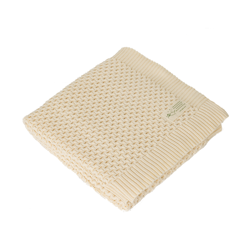 Nature Baby Honeycomb Cot Blanket Natural