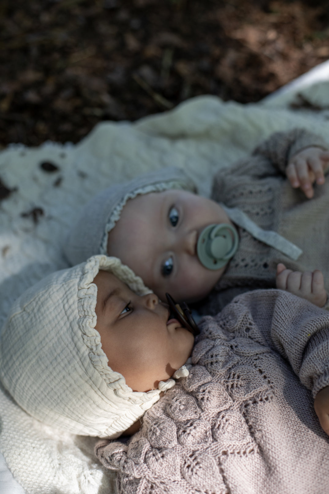 BIBS Dummies De Lux 2 Pack Ivory Sage Tiny Sprout