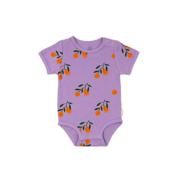 Olive and the Captain Short Sleeve Bodysuit Clementine Lilac