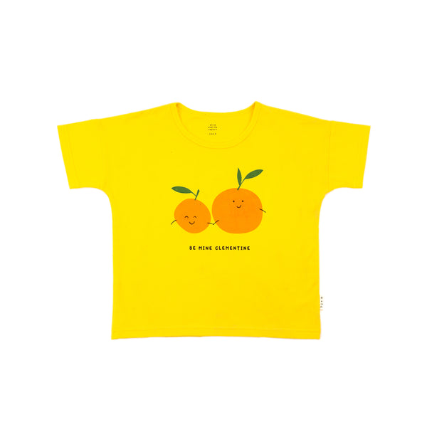 Olive and the Captain Relaxed Tee Be Mine Clementine