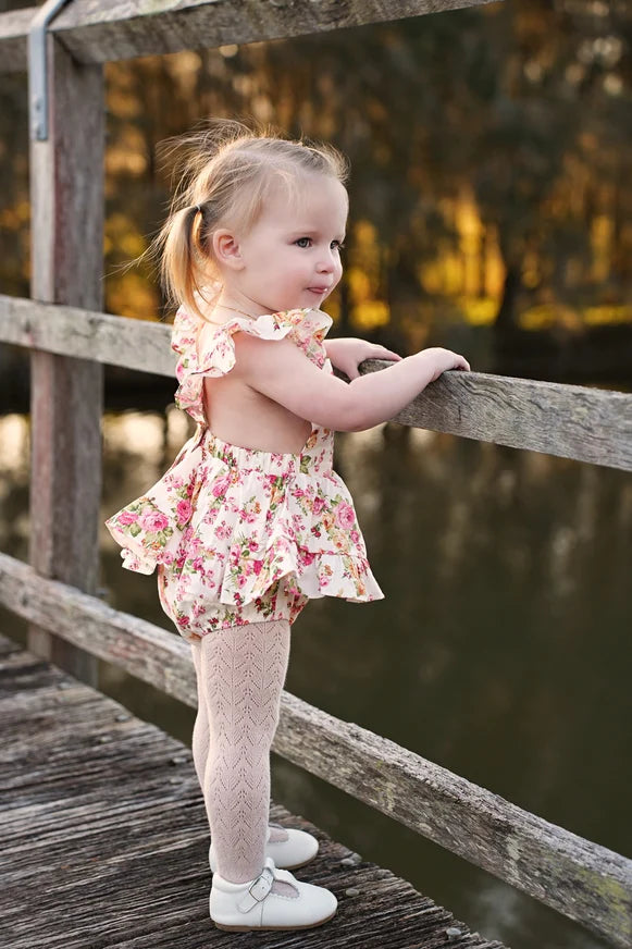 Teeny Tiny Veg Long Sleeve Romper main image 1