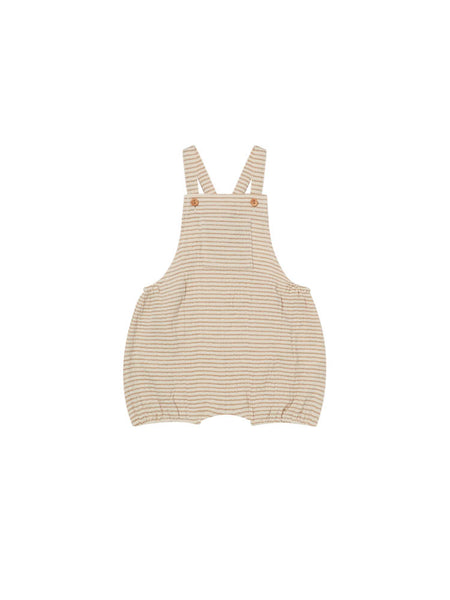 Quincy Mae Hayes Overalls Ocre Stripe