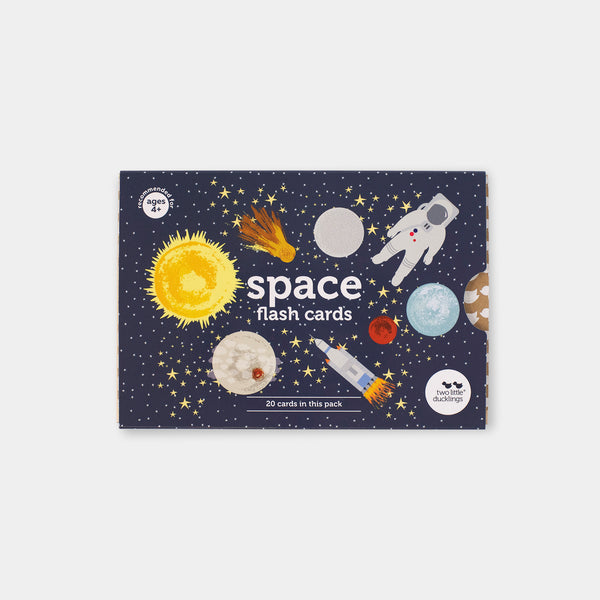 Two Little Ducklings Flash Cards Space