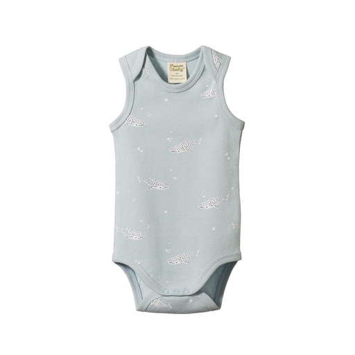 Nature Baby Singlet Bodysuit Spotted Whale Shark