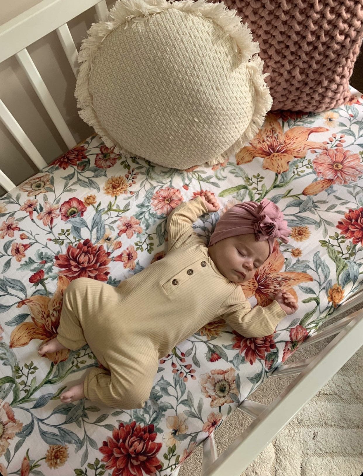 Pop Ya Tot Muslin Cot Sheet Le Piccadilly Tiny Sprout