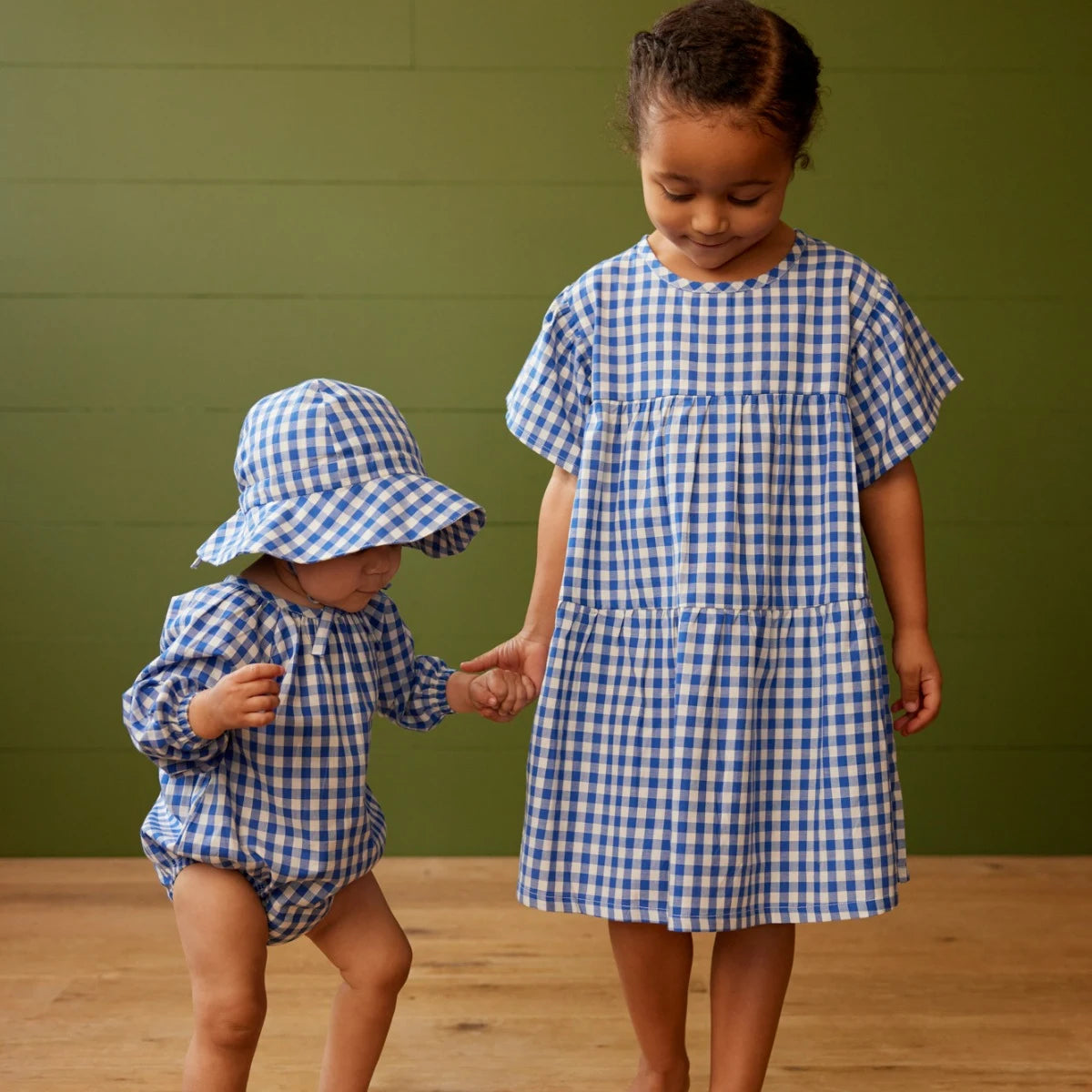 Baby blue deals gingham dress