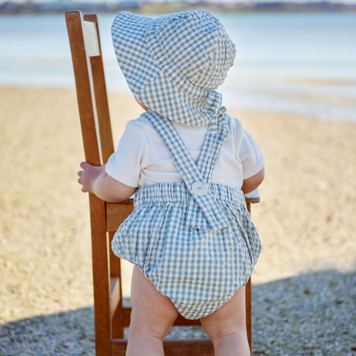 Baby girl clearance gingham romper