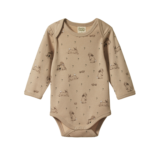 Nature Baby Long Sleeve Bodysuit Forest Friends