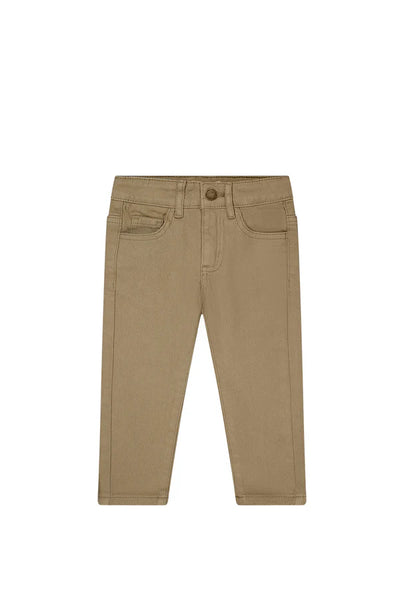 Jamie Kay Austin Cotton Twill Pant Woodsmoke