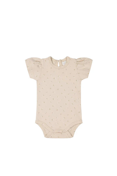 Jamie Kay Cap Sleeve Bodysuit Elenore Pink Tint