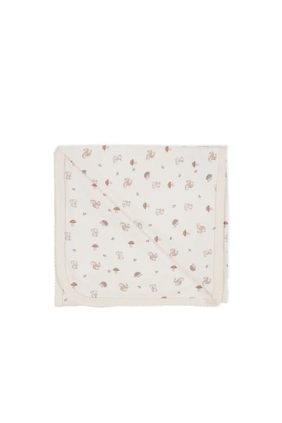 Jamie Kay Wrap Blanket Woodland Friends