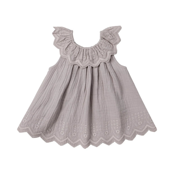 Quincy Mae Organic Isla Dress Lavender
