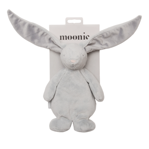 Moonie Organic Sensory Bunny Silver New