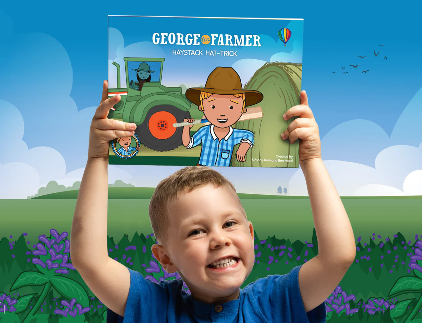 George The Farmer Book Haystack Hat-trick | Tiny Sprout
