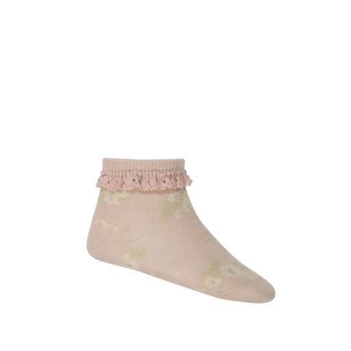 Jamie Kay Jacquard Floral Socks Petite Fleur Pillow