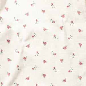Sapling Organic Waffle Blanket Winter Rose
