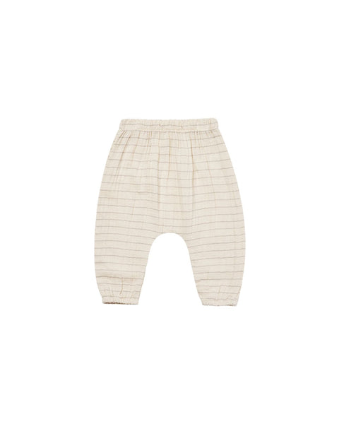 Quincy Mae Organic Woven Pant Vintage Stripe