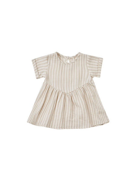 Quincy Mae Organic Brielle Dress Vintage Stripe