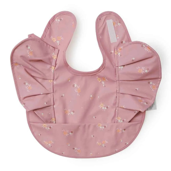 Snuggle Hunny Kids Waterproof Frill Snuggle Bib Daisy