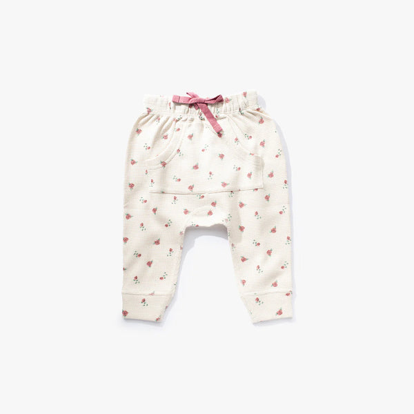 Sapling Organic Waffle Pants Winter Rose