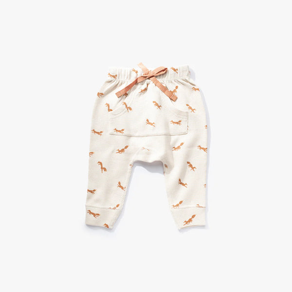 Sapling Organic Waffle Pants Fox
