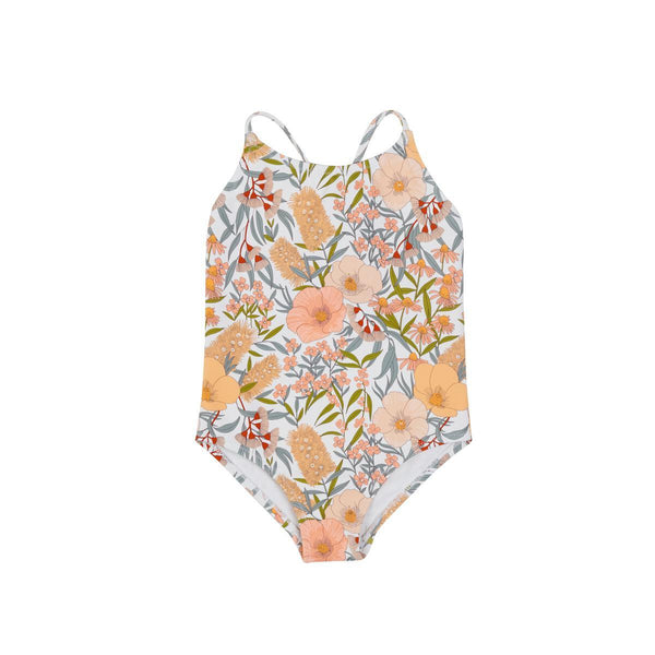 Goldie and Ace Cross Back Bathers Vintage Floral