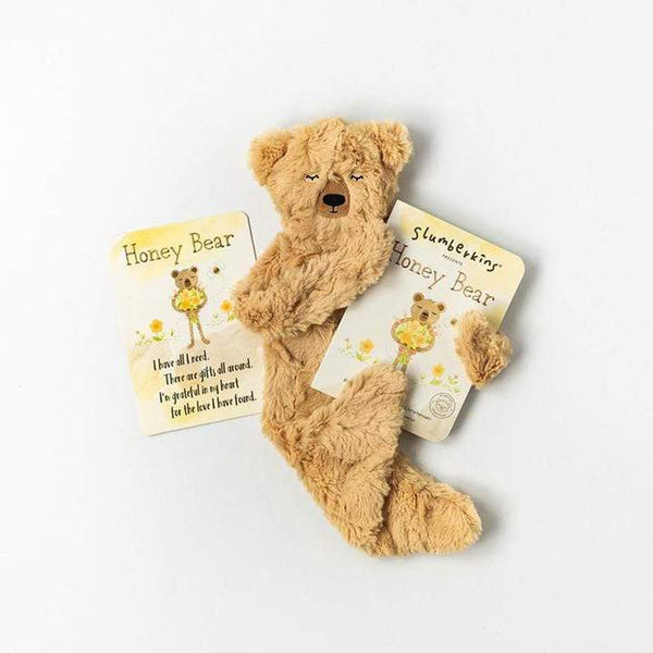 Slumberkins Honey Bear Snuggler Bundle - Gratitude