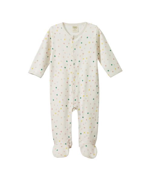 Nature Baby Stretch and Grow Romper Flora