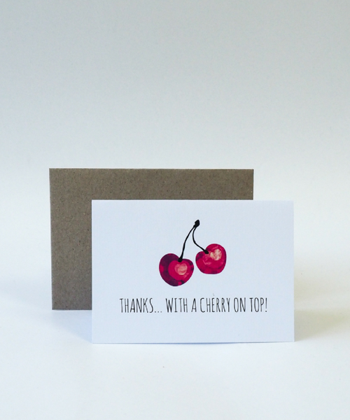 Every Occasion Gift Card - Thanks With A Cherry On Top