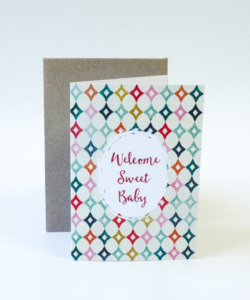 Baby Gift Card - Welcome Sweet Baby