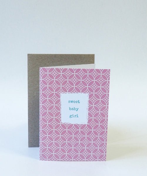 Baby Gift Card - Sweet Baby Girl