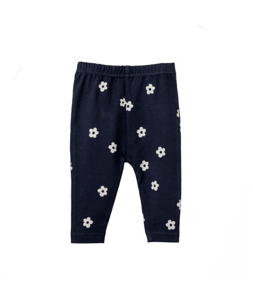 Nature Baby Leggings Flora Navy