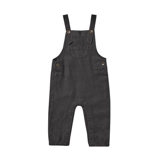 Rylee + Cru Overalls Black | Tiny Sprout