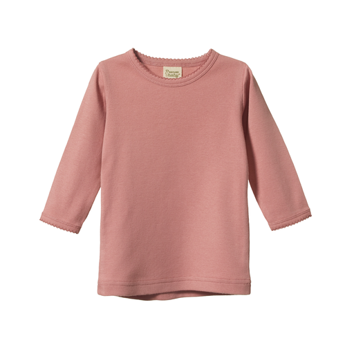 Nature Baby Long Sleeve Cloud Tee Woodrose