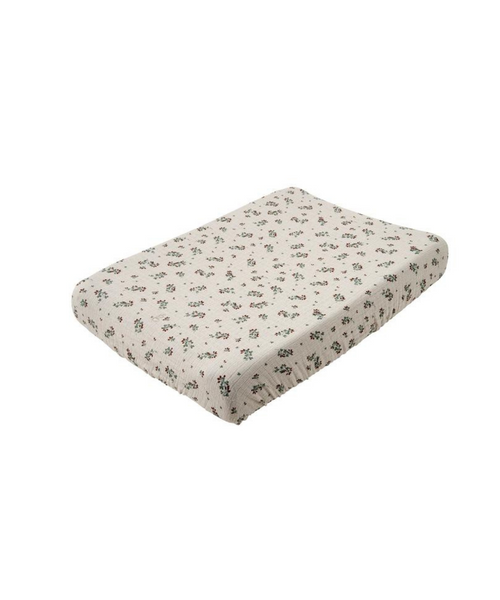 Garbo and Friends Changing Mat Cover Clover Muslin