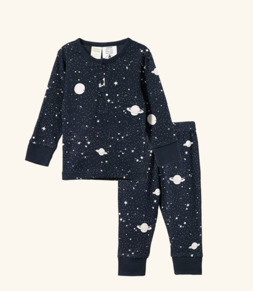 Nature Baby Long Sleeve Pyjamas Galactic Navy