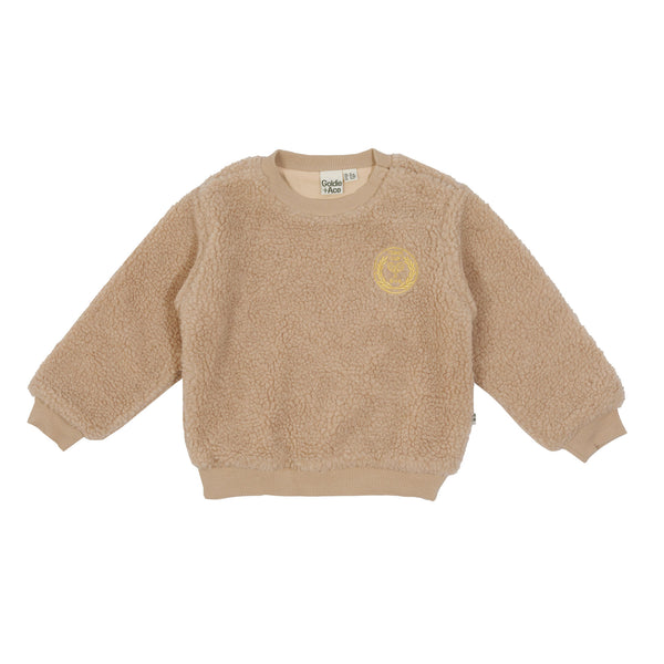 Goldie and Ace Clubhouse Teddy Sweater Sand