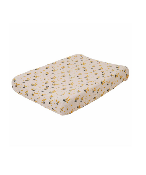 Garbo and Friends Changing Mat Cover Mimosa Muslin