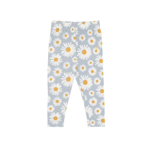 Goldie and Ace Leggings Daisy Print Sky Blue