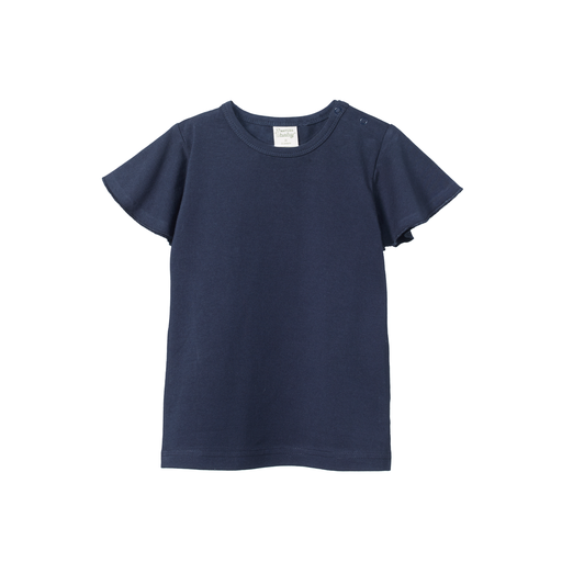 Nature Baby Petal Sleeve Tee Navy