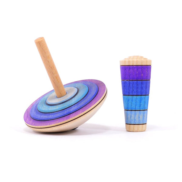 Mader My First Spinning Top with Starter Purple