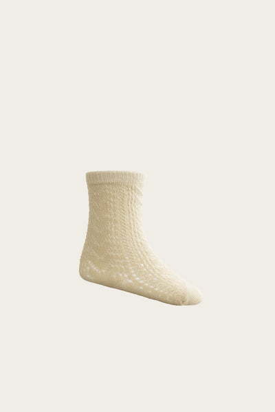 Jamie Kay Cable Weave Knee High Sock Sandstone
