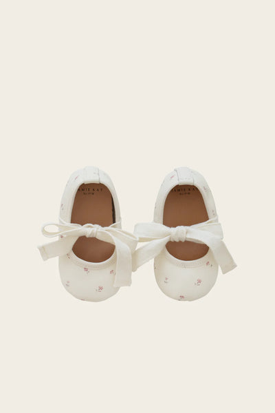 Jamie Kay Baby Ballerina Shoes Ditzy Floral