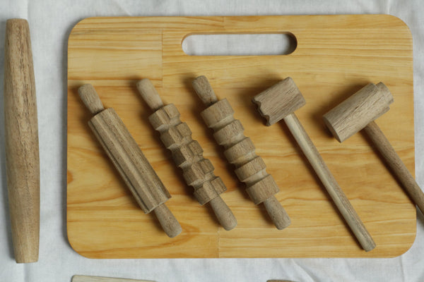 QToys Wooden Play Dough Kit
