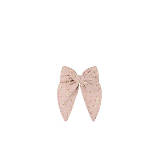 Jamie Kay Hair Bow Lulu Floral Powder Pink