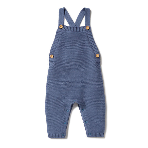 Wilson and Frenchy Knitted Overall Blue Depths